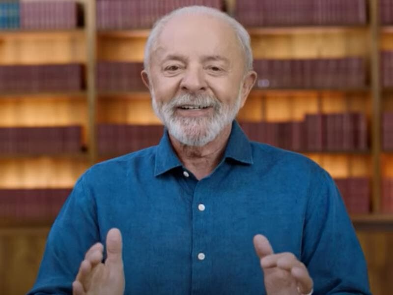 Lula em pronunciamento do 1º de Maio. - Reprodução/YouTube (@canalgov)