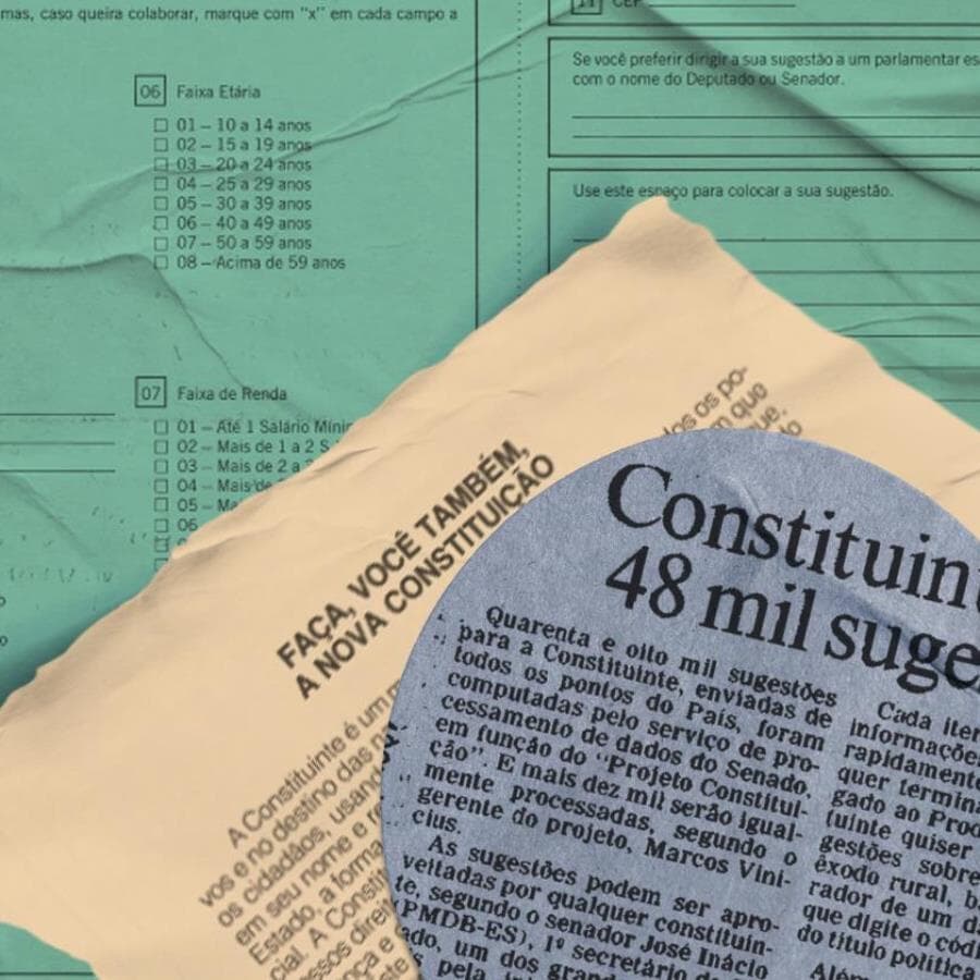 Cartas à Constituinte de 1987 pediram fim de motéis e menos feriados. - Arte Congresso em Foco