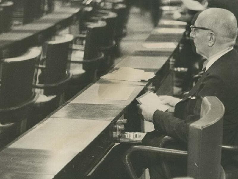 Plenário Ulysses Guimarães em 1960 - Arquivo Nacional