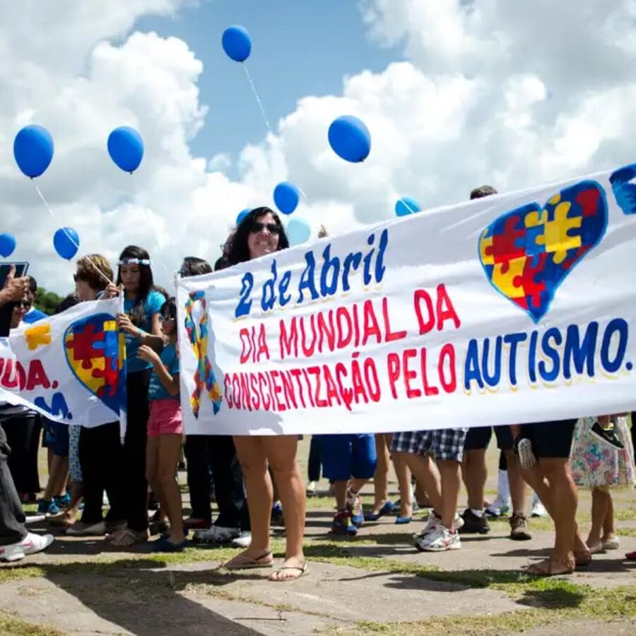 Conscientização do autismo - Marcelo Camargo/Agência Brasil