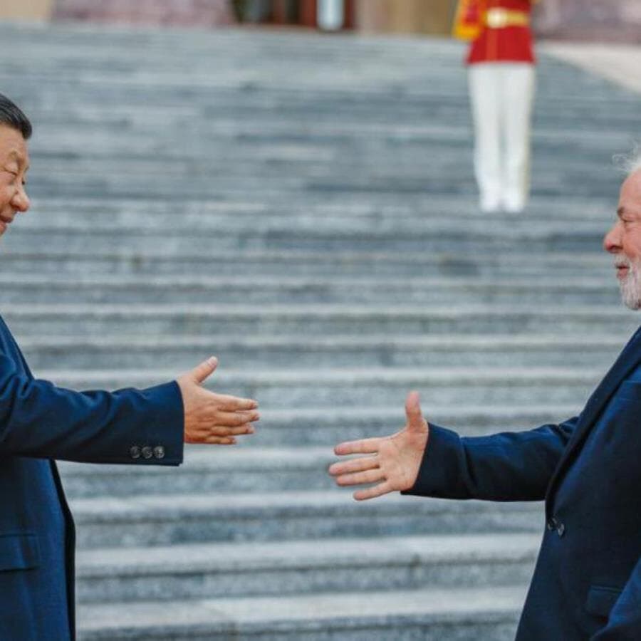 Xi Jinping e Lula durante visita do presidente brasileiro à China em abril de 2024 - Ricardo Stuckert/PR