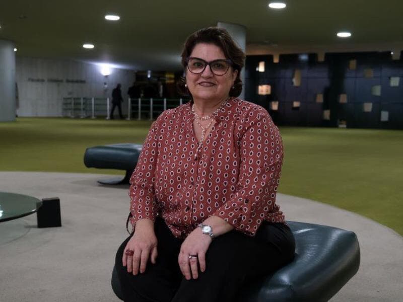 Márcia Lopes foi nomeada e empossada como ministra das Mulheres na manhã desta segunda-feira (5). - Pedro Ladeira/Folhapress