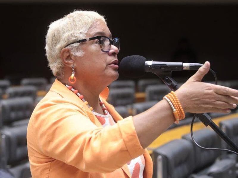 A deputada Enfermeira Rejane (PCdoB-RJ) relata que tem sido abordada por servidores da Casa, que não acreditam que ela seja parlamentar. - Bruno Spada/Câmara dos Deputados