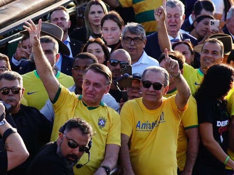 Manifestação pela anistia -  José Luiz S. Tavares/Ato Press/Folhapress