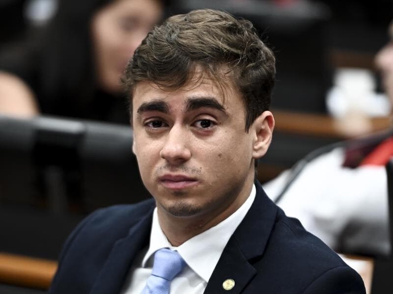 Juiz atendeu a pedido de Nikolas Ferreira, deputado que gravou vídeo culpando o governo pelos desvios de aposentadorias - Ton Molina /Fotoarena/Folhapress