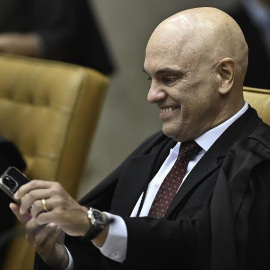 O ministro do STF Alexandre de Moraes é o relator da ação penal. - Ton Molina/Fotoarena/Folhapress