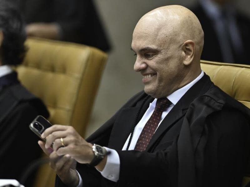 O ministro do STF Alexandre de Moraes é o relator da ação penal. - Ton Molina/Fotoarena/Folhapress