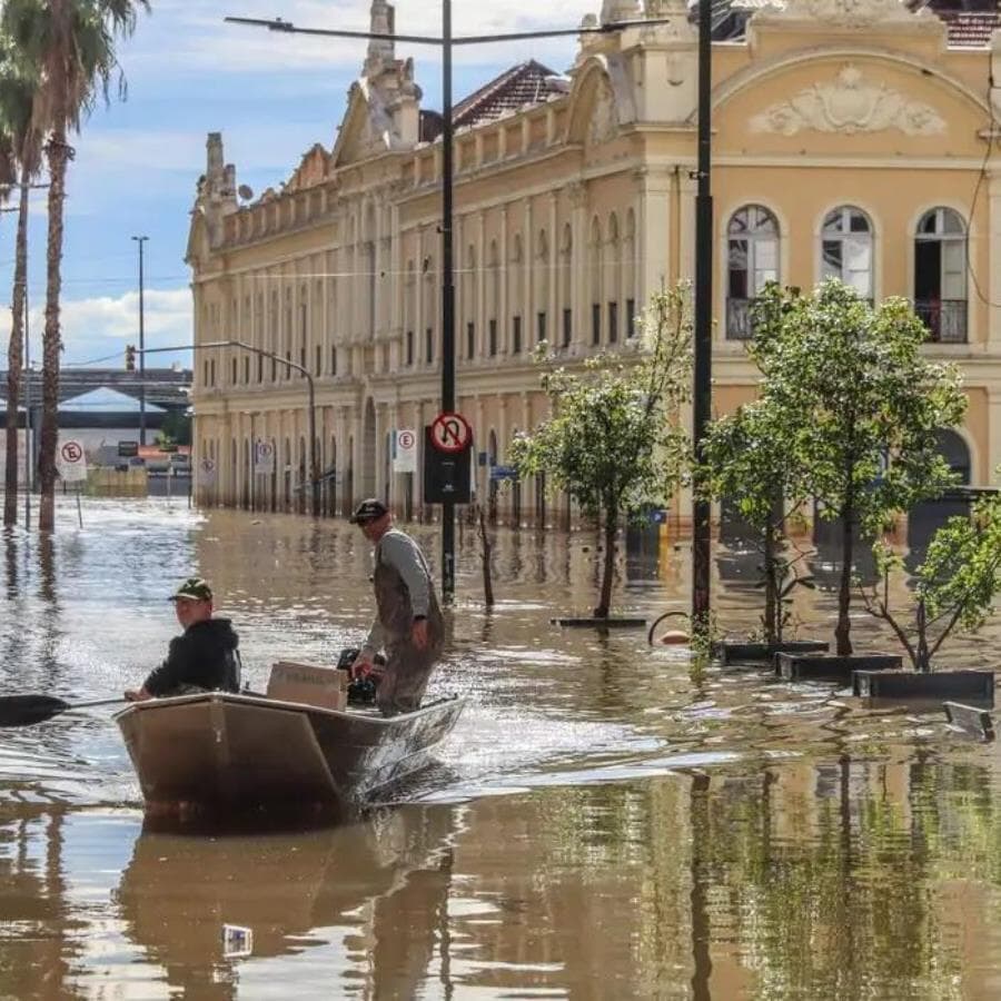 As enchentes do Rio Grande do Sul afetaram quase todos os municípios do estado um ano atrás e deixaram diversas vítimas - Rafa Neddermeyer/Agência Brasil