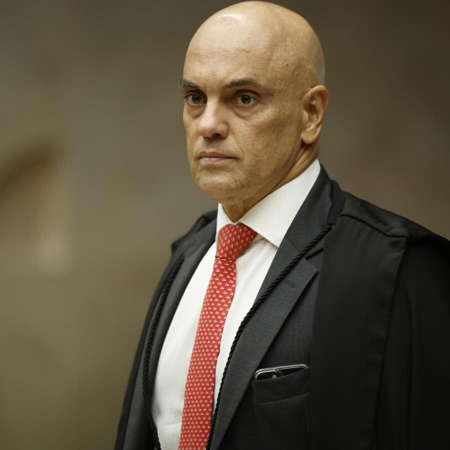 Alexandre de Moraes: general Augusto Heleno foi o único a não indicar advogado até o momento para acessar a íntegra dos autos - Pedro Ladeira/Folhapress