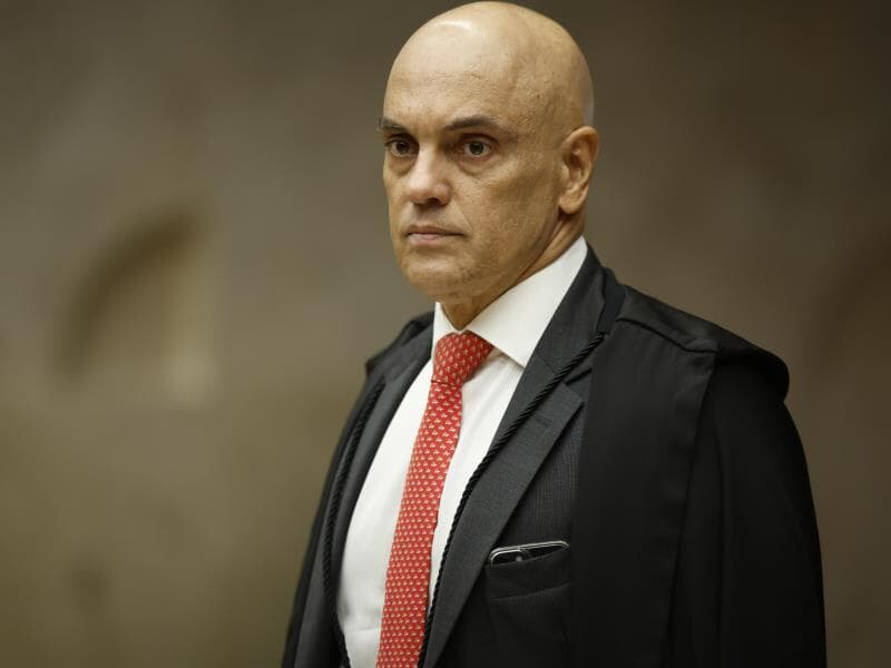 Alexandre de Moraes: general Augusto Heleno foi o único a não indicar advogado até o momento para acessar a íntegra dos autos - Pedro Ladeira/Folhapress