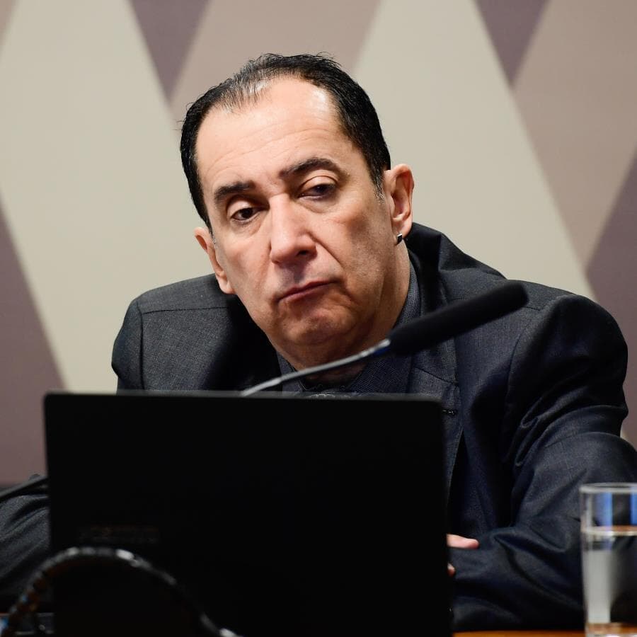 Senador Jorge Kajuru revelou passar por problemas financeiros durante fala na CPI das bets. - Saulo Cruz/Agência Senado