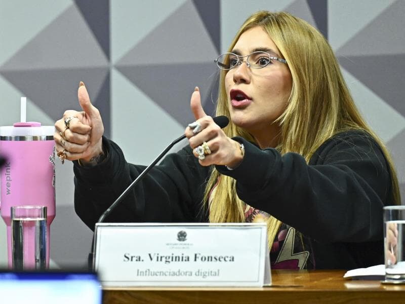Virgínia ressaltou que o salário do futebolista é pago com dinheiro de patrocínio das bets. - Andressa Anholete/Agência Senado