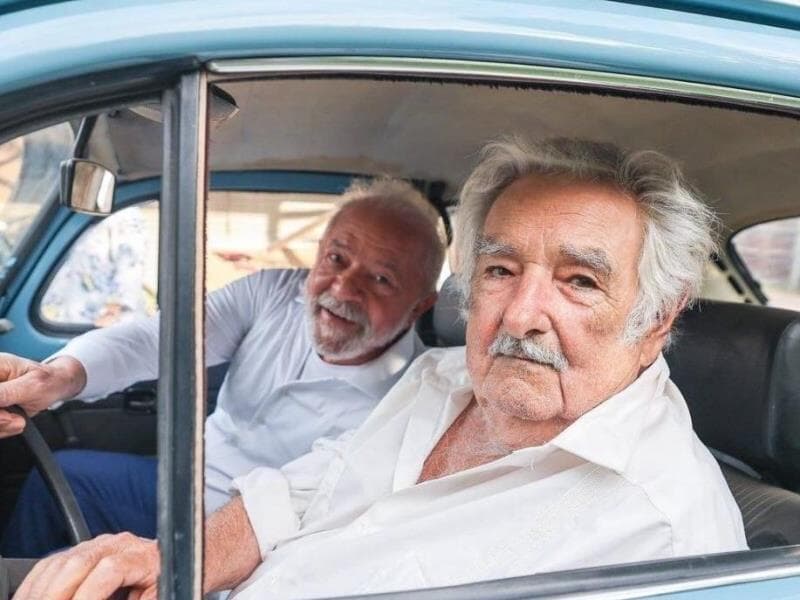 Presidente Lula e Pepe Mujica - Reprodução/X @ptbrasil
