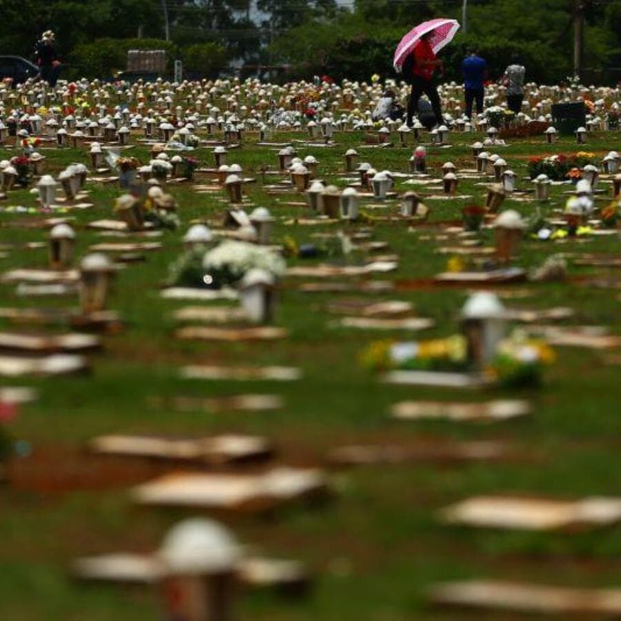 Cemitério Campo da Esperança, em Brasília. - Marcello Casal Jr/Agência Brasil