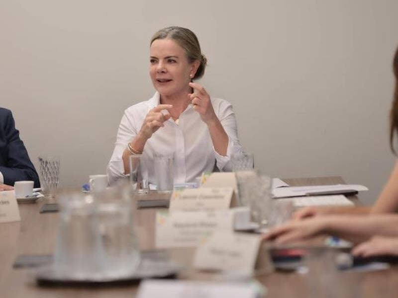 Ministra Gleisi Hoffmann. - Gil Ferreira/Ascom-SRI