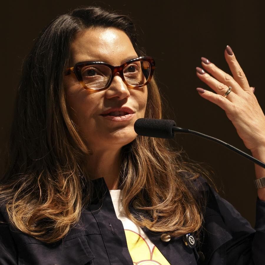 Janja reafirma posição em defesa da regulamentação das redes e diz que não se calará diante do tema. - Marcelo Camargo/Agência Brasil