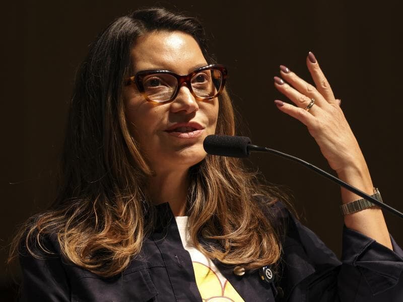 Janja reafirma posição em defesa da regulamentação das redes e diz que não se calará diante do tema. - Marcelo Camargo/Agência Brasil