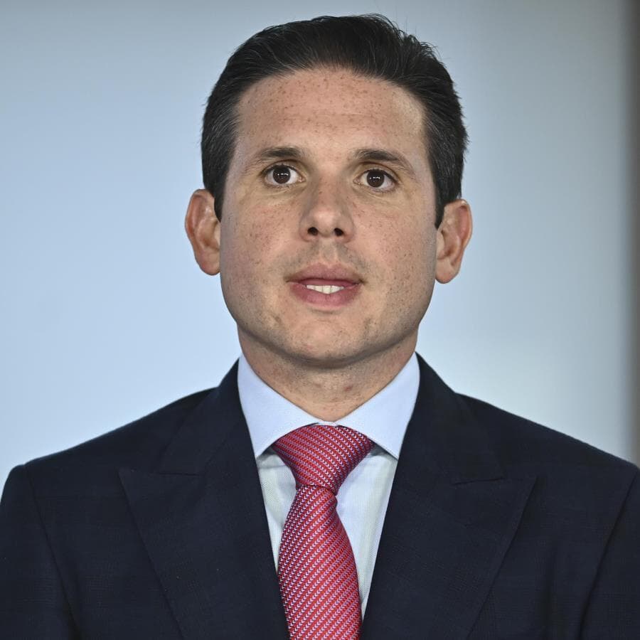 Presidente da Câmara dos Deputados, Hugo Motta.  - Ton Molina/Fotoarena/Folhapress