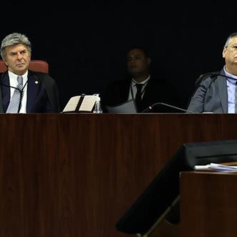 Ministros Luiz Fux e Flávio Dino, integrantes da 1ª Turma. - Rosinei Coutinho/Ascom/STF