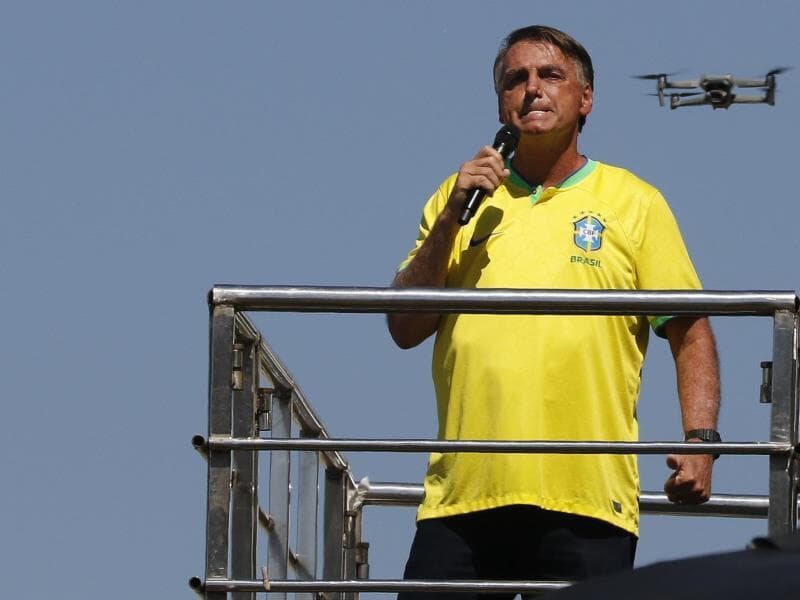 A última vez que Bolsonaro esteve em Fortaleza foi na campanha eleitoral em 2024 - Fernando Frazão/Agência Brasil