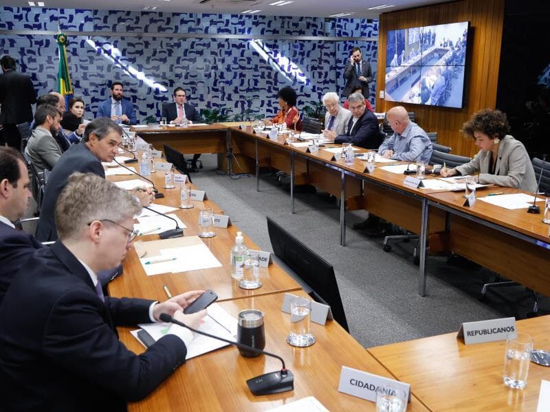 Reunião de líderes na Câmara dos Deputados. - Marina Ramos/Câmara dos Deputados