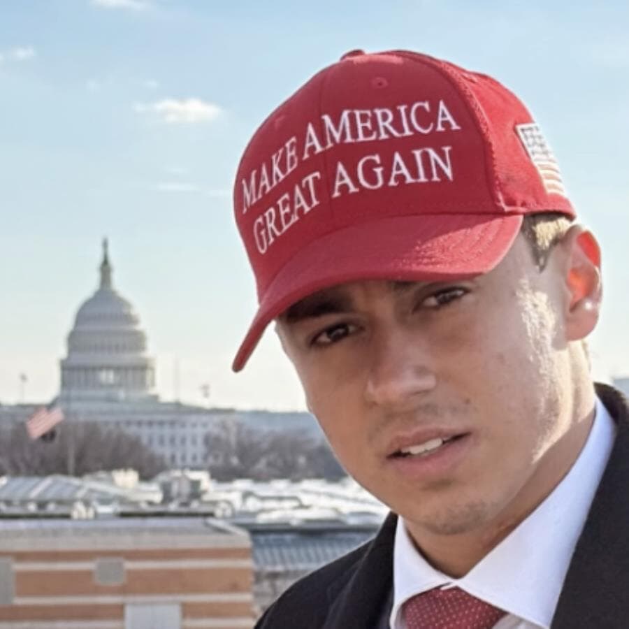 Nikolas Ferreira viajou aos Estados Unidos, em janeiro, para acompanhar a posse de Donald Trump. - Reprodução/Redes sociais