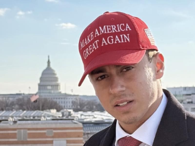 Nikolas Ferreira viajou aos Estados Unidos, em janeiro, para acompanhar a posse de Donald Trump. - Reprodução/Redes sociais