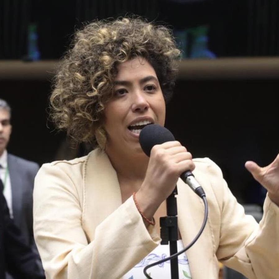 Talíria Petrone defende que o Congresso dê "resposta institucional imediata" à organização de grupos que espionam e matam políticos, entre outras pessoas. - Bruno Spada/Agência Câmara