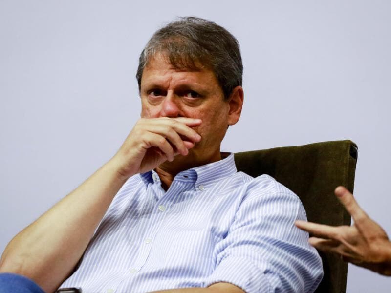 Tarcisio de Freitas, governador de São Paulo, foi ministro da Infraestrutura de Bolsonaro. - Aloisio Mauricio /Fotoarena/Folhapress)