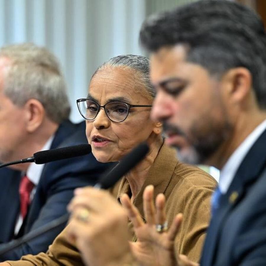 Marina e Marcos Rogério: senador pediu a ministra que se colocasse "em seu lugar"; ela disse que não é mulher submissa. - Geraldo Magela/Agência Senado