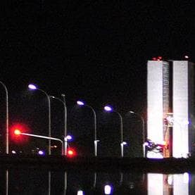 Grupos atuavam próximos ao Senado, à Catedral de Brasília e à Ponte JK.  - Pedro Ventura/Agência Brasília