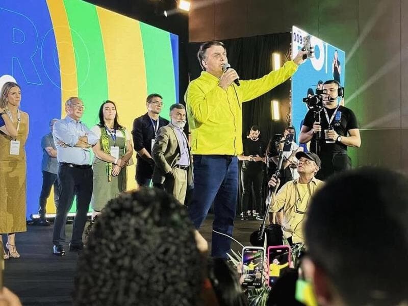 Ex-presidente participou de Seminário de Comunicação do Partido - Reprodução/Instragam PL-CE