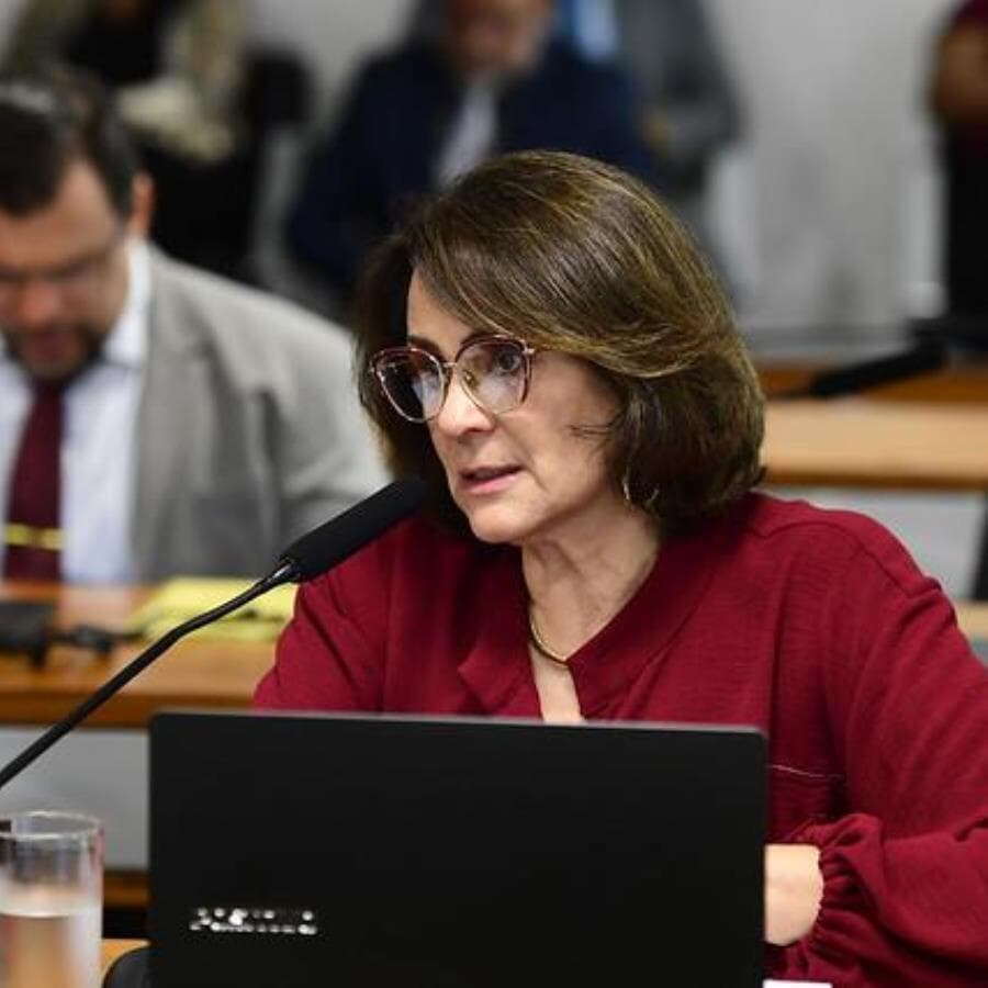 A senadora Damares Alves (Republicanos-DF) é autora da medida que altera o Estatuto da Cidade. - Saulo Cruz/Agência Senado
