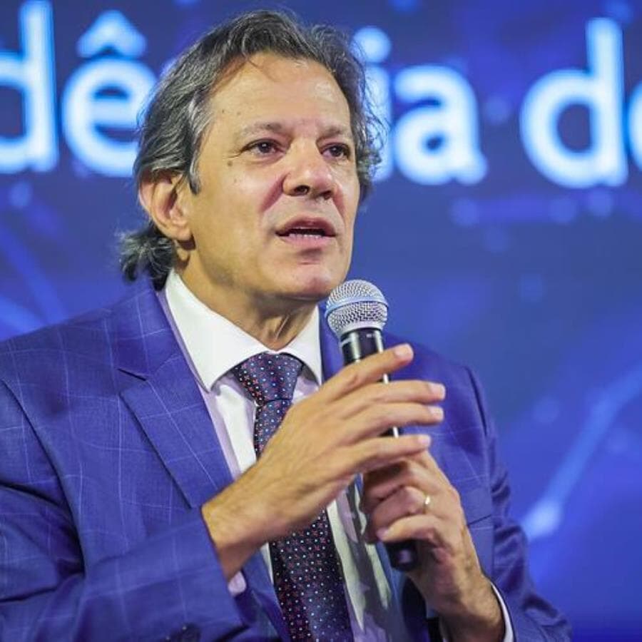 Haddad demonstra otimismo com solução encontrada que será apresentada a Lula. - Diogo Zacarias/Ministério da Fazenda