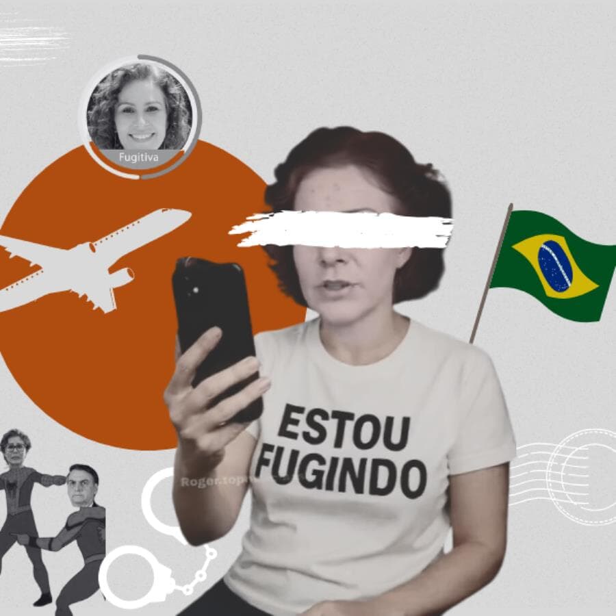 Carla Zambelli está agora na Flórida e pretende seguir para a Itália. - Arte/Congresso em Foco