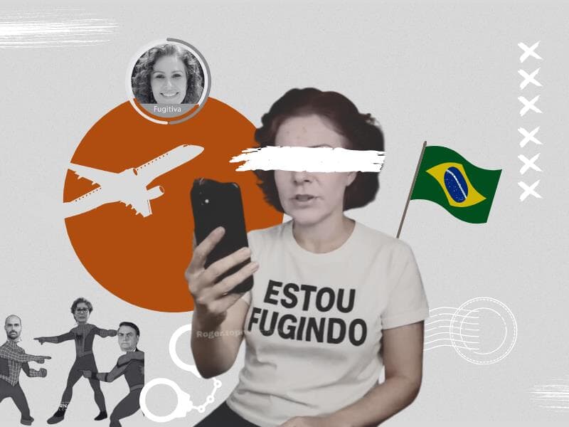 Carla Zambelli está agora na Flórida e pretende seguir para a Itália. - Arte/Congresso em Foco