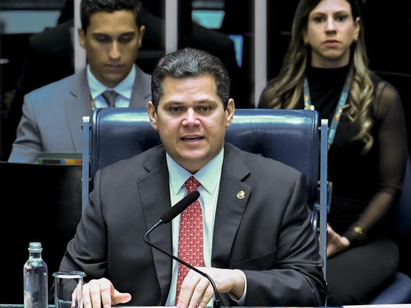 Presidente do Senado, Davi Alcolumbre - Waldemir Barreto/Agência Senado