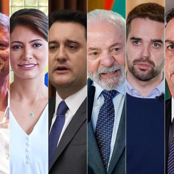 Tarcisio, Michelle, Ratinho Jr., Leite e Bolsonaro empatam com Lula - Congresso em Foco