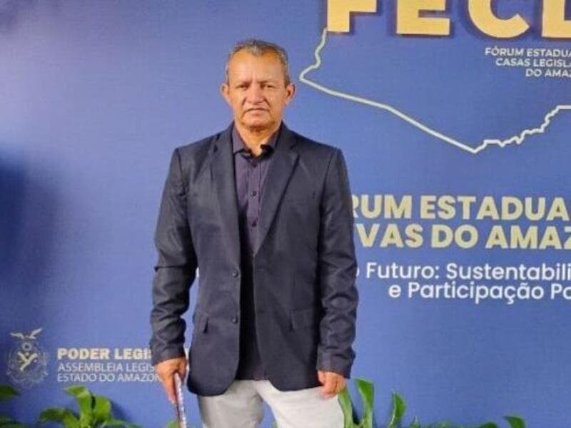 Robson Beleza Oda era presidente da Câmara Municipal de Santa Isabel do Rio Negro. - Reprodução/Redes sociais