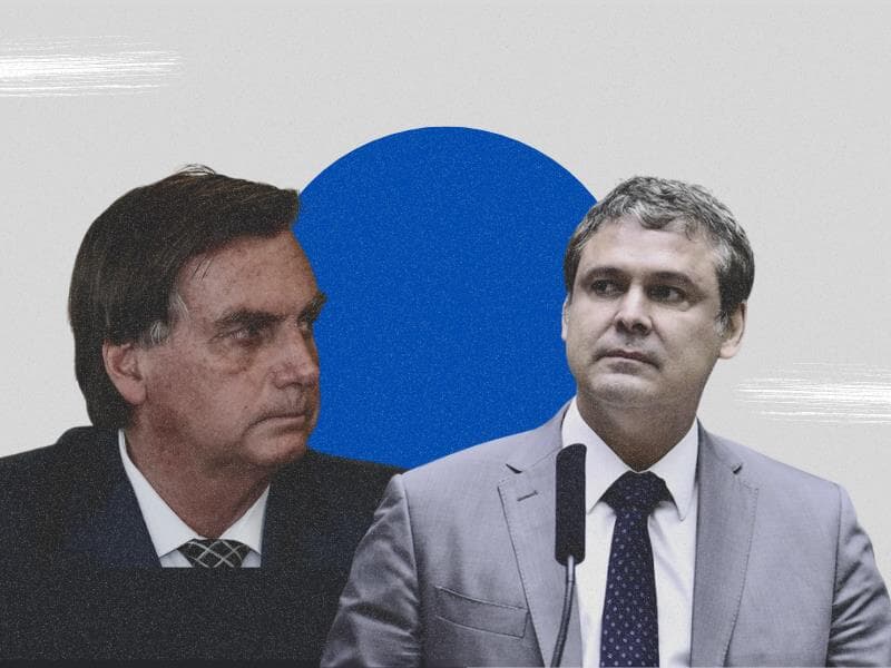 Retornado do ostracismo, Lindbergh lidera ofensiva contra Bolsonaro no Congresso. - Zeca Ribeiro/Ag. Câmara. Arte: Congresso em Foco