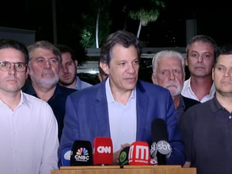 O ministro da Fazenda, Fernando Haddad, anunciou as medidas na noite de domingo (9). - Reprodução/TV Câmara