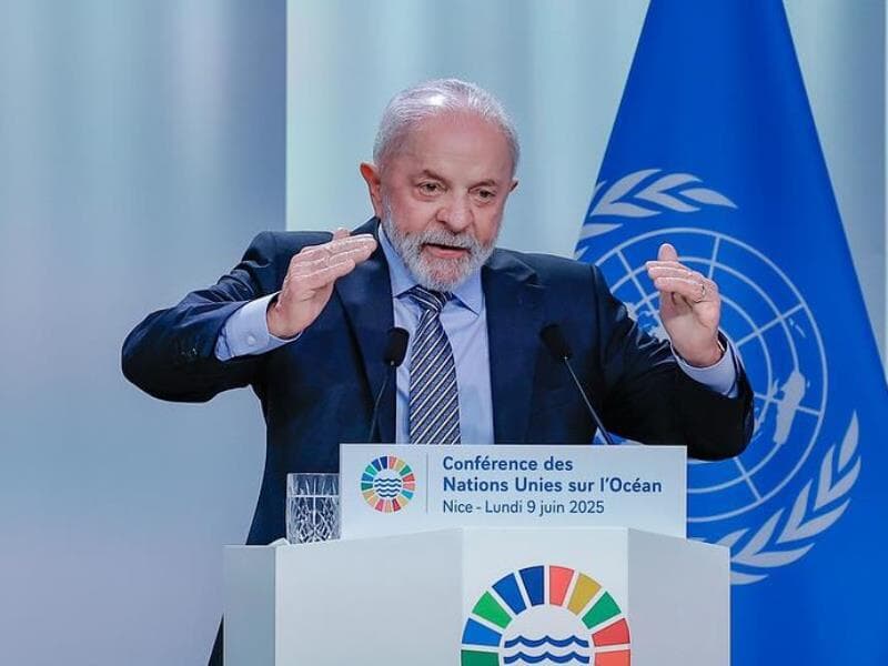Lula, na abertura da Conferência da ONU sobre Oceanos: "Proteção dos oceanos é essencial para enfrentar a crise climática". - Ricardo Stuckert/PR