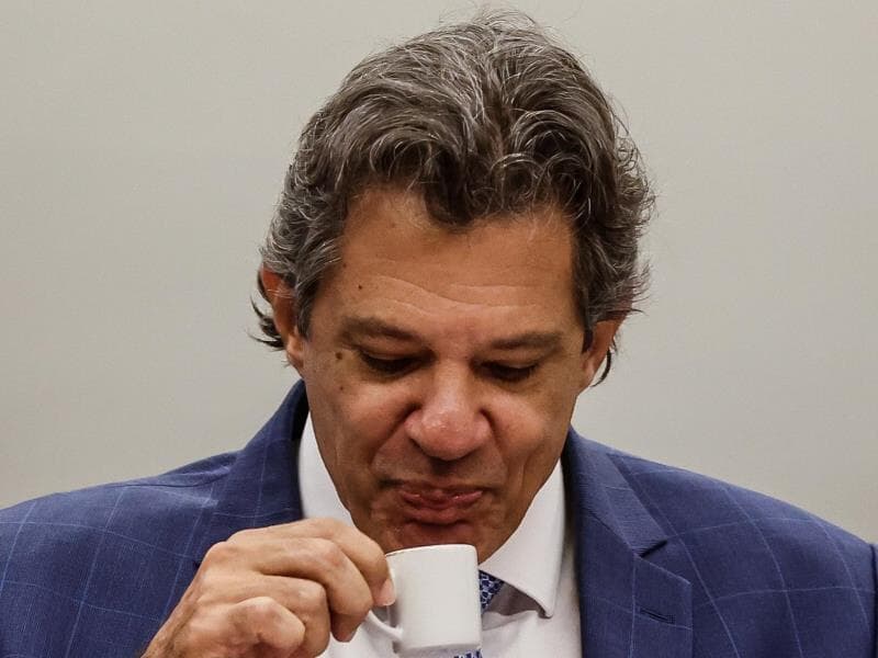 Ministro da Fazenda, Fernando Haddad, em comissão que gerou tumulto na Câmara dos Deputados. - Gabriela Biló/Folhapress