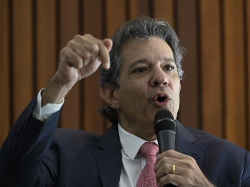 Haddad: "Não tenho nenhum problema com a agenda de gastos primários. -  Mateus Bonomi/AGIF/Folhapress