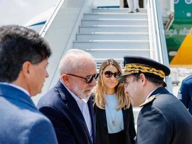 Lula em sua última viagem internacional, à França, no início do mês. - Ricardo Stuckert/PR