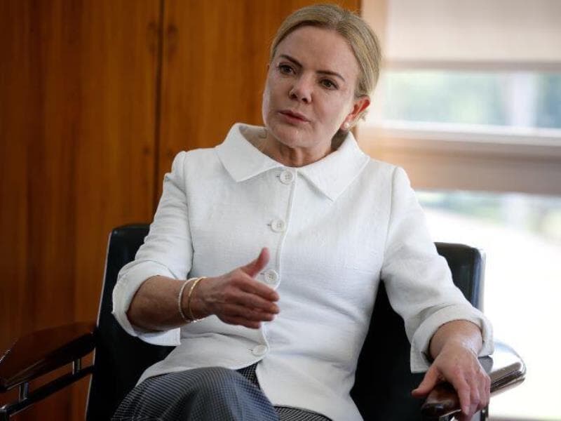A ministra Gleisi Hoffmann (Relações Institucionais): "Todo mundo vai sofrer com um aperto orçamentário". - Pedro Ladeira/Folhapress