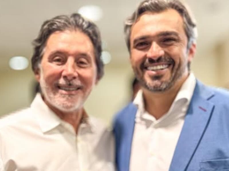 Eunício Oliveira e Nelinho Freitas. - Reprodução/Instagram @euniciooliveira
