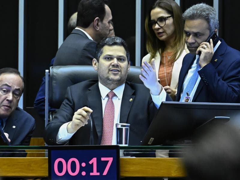 Presidente Davi Alcolumbre. - Waldemir Barreto/Agência Senado