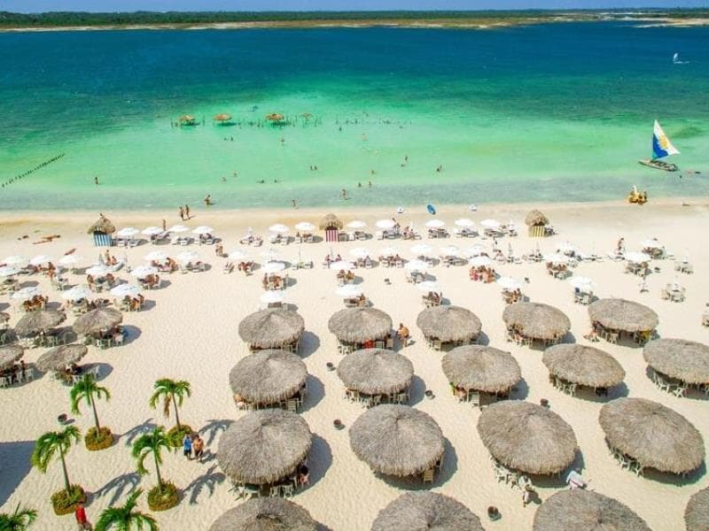 A praia cearense sofre com a constante especulação imobiliária. - Divulgação/Governo do Estado do Ceará