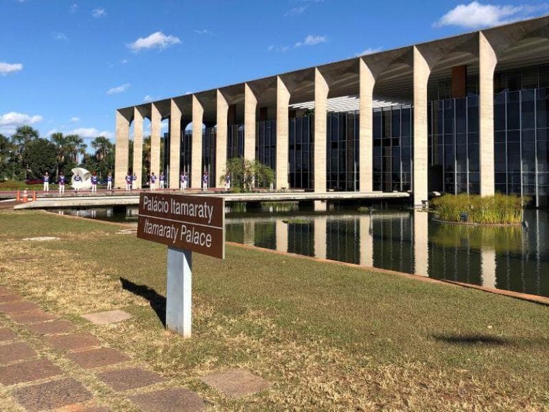 O Palácio Itamaraty, em Brasília, sede do Ministério das Relações Exteriores. - Leonardo Sá/Agência Senado